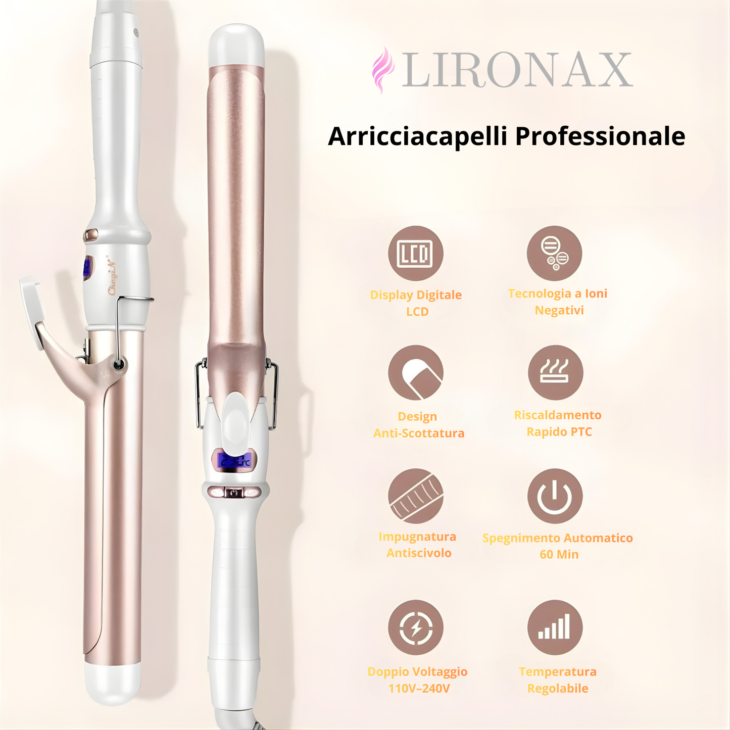 Arricciacapelli Elettrico Professionale
